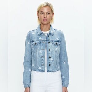Pistola Star Embroidery Denim Jacket